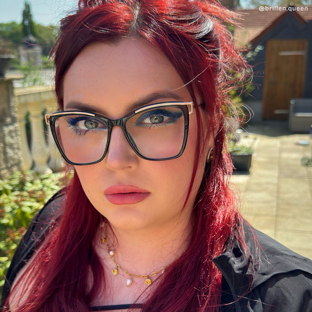 ZEELOOL Matia Schwarz Quadratisch Brille