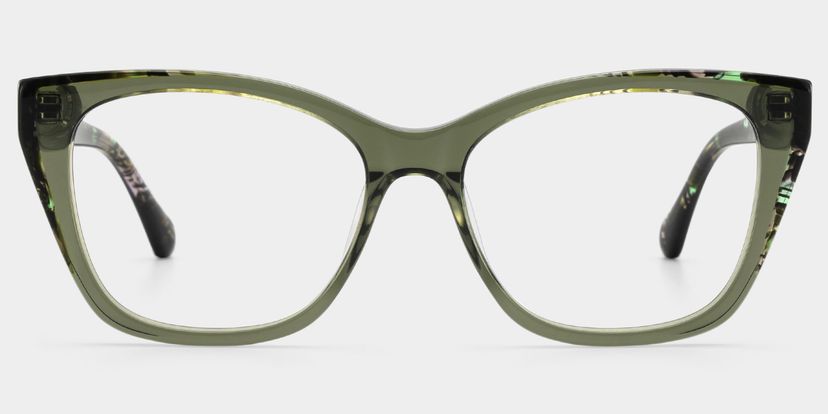 Maple Grün Schmetterling Brille