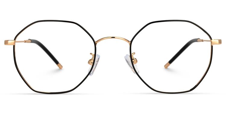 Reyes Schwarz Geometrisch Brille