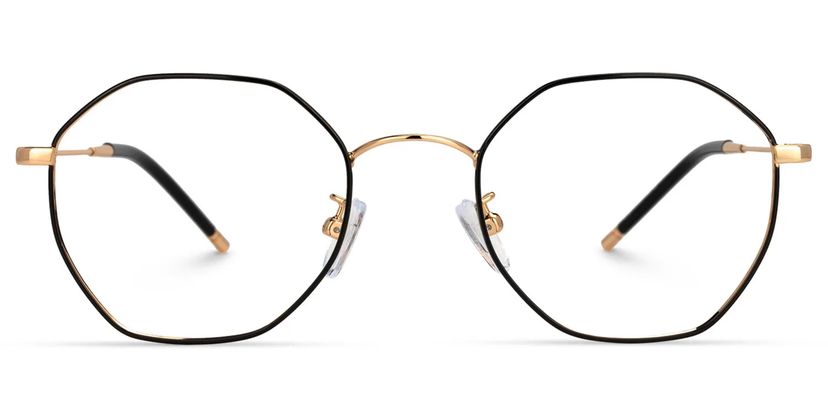 Reyes Schwarz Geometrisch Brille
