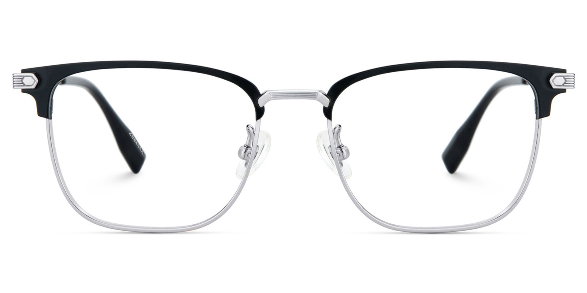 Barrett Silber Browline TitanbBrille0