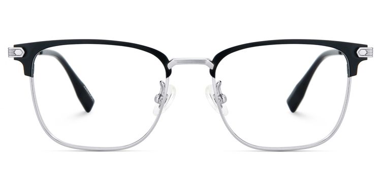 Barrett Silber Browline Brille