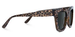 Yaniska Braun-Leo Quadratisch Sonnenbrille2