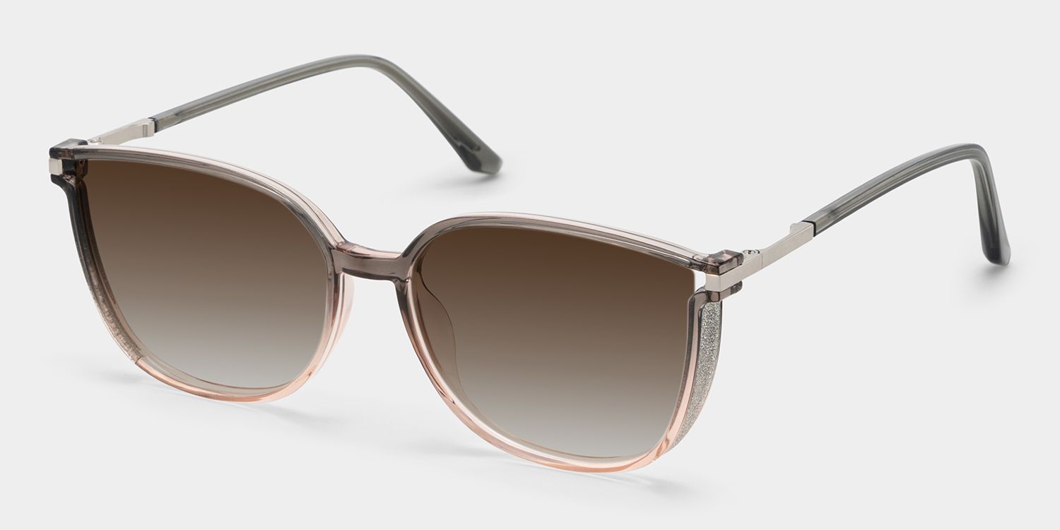 Walden Grau Cateye Brille2