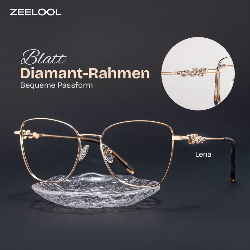 Lena Gold Schmetterling Brille