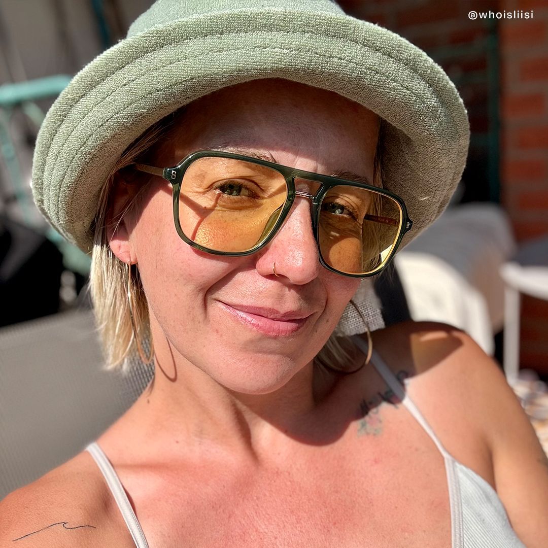 Berkeley Grün Pilot TR90 Brille8