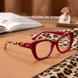 Lillian Rot Cateye Brille0