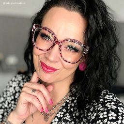 Trisha Lila Quadratisch Brille7