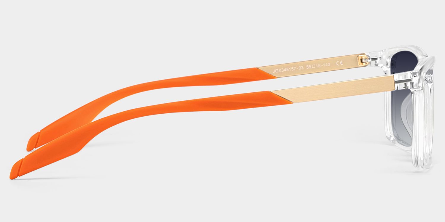 Active Klar Rechteckig Brille3