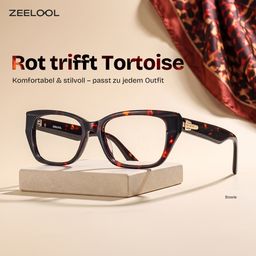 Bowie Tortoise Rechteckig Brille0