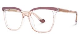 Tawana Lila Quadratisch Brille1