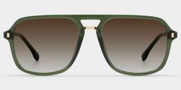 Berkeley Grün Pilot Sonnenbrille0