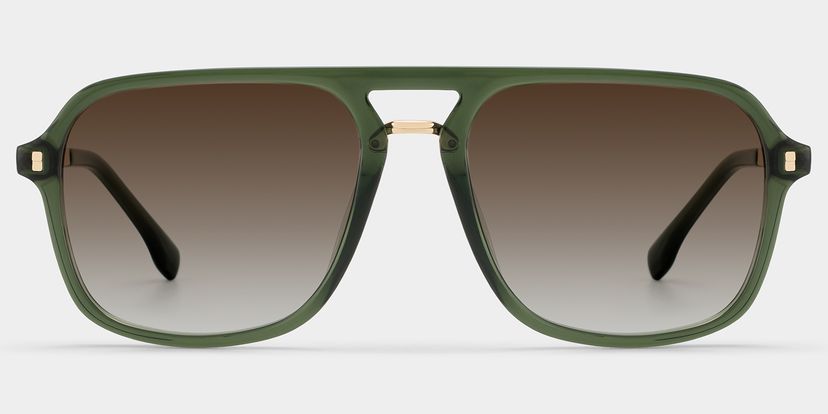 Berkeley Grün Pilot Brille