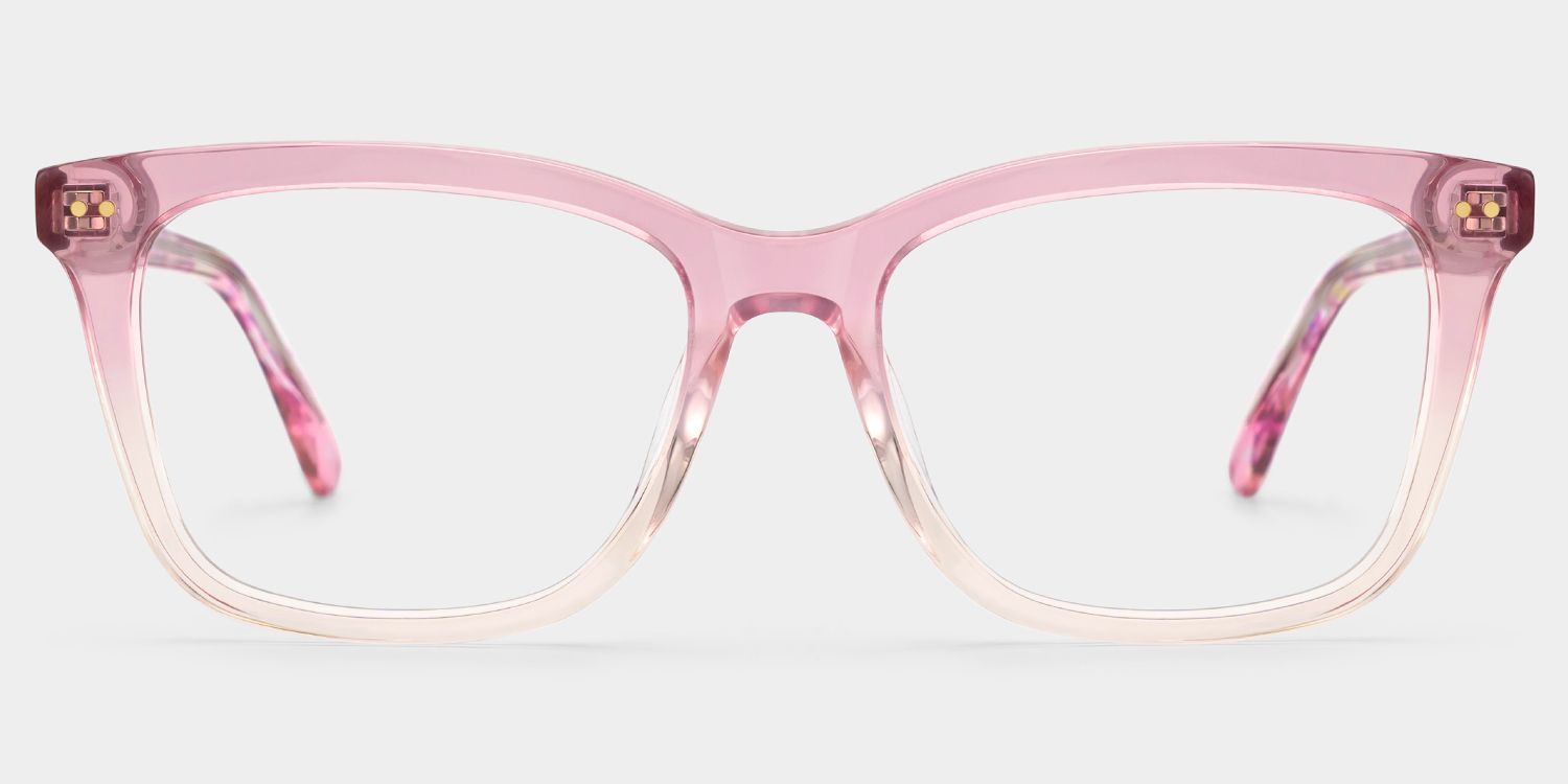 Layla Rosa Quadratisch Brille1