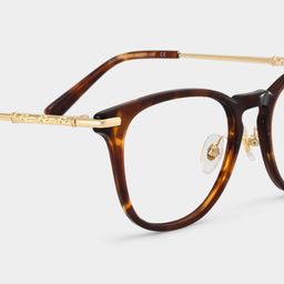 Laura Tortoise Quadratisch Brille7