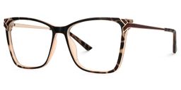 Tricee Tortoise Quadratisch Brille1