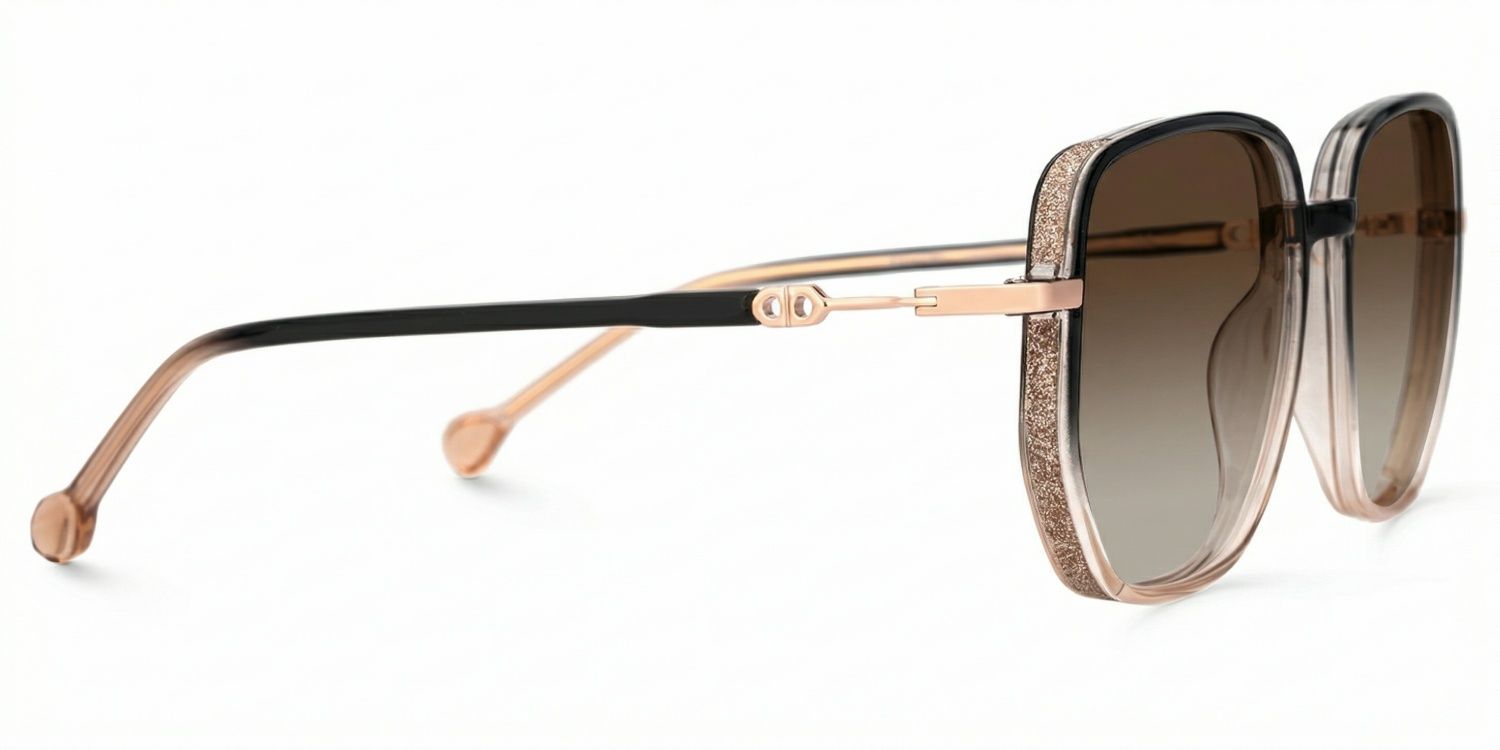 Joana Schwarz-Beige Geometrisch Brille3