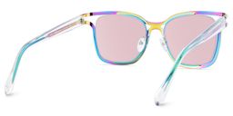 Shine Bunt Quadratisch Sonnenbrille4