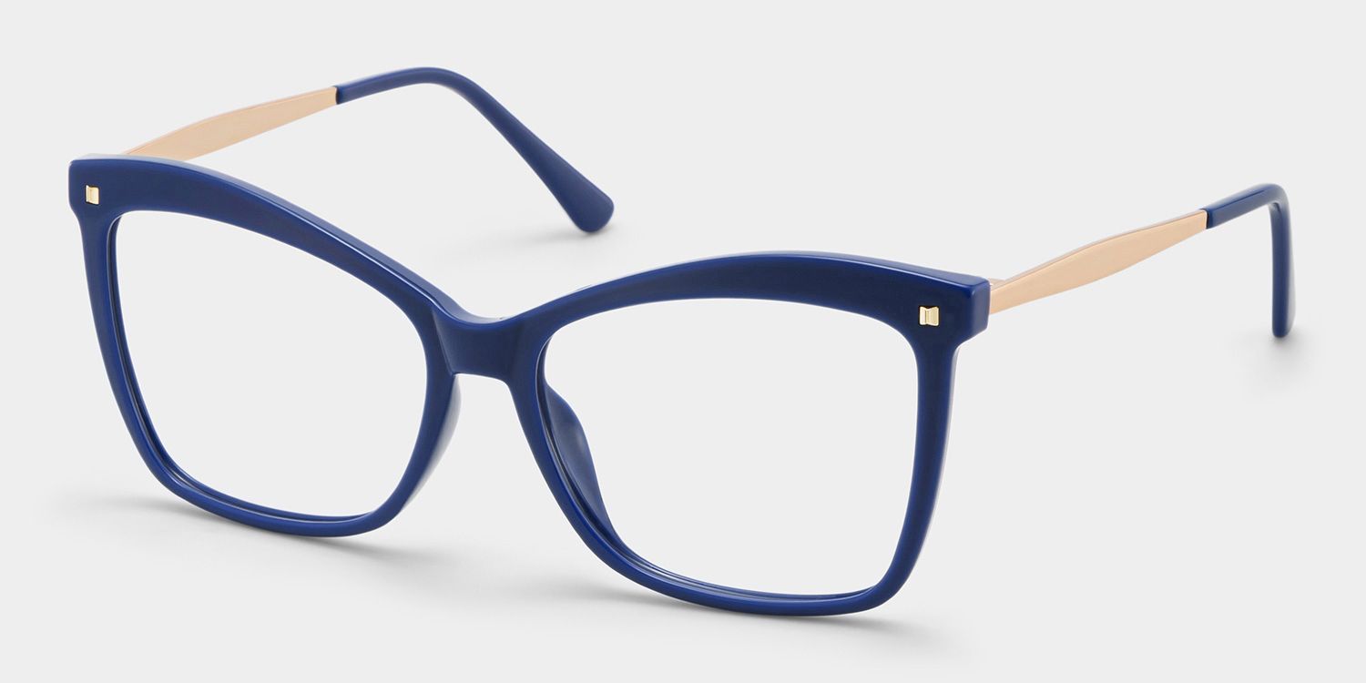 Isaebella Blau Schmetterling Brille2