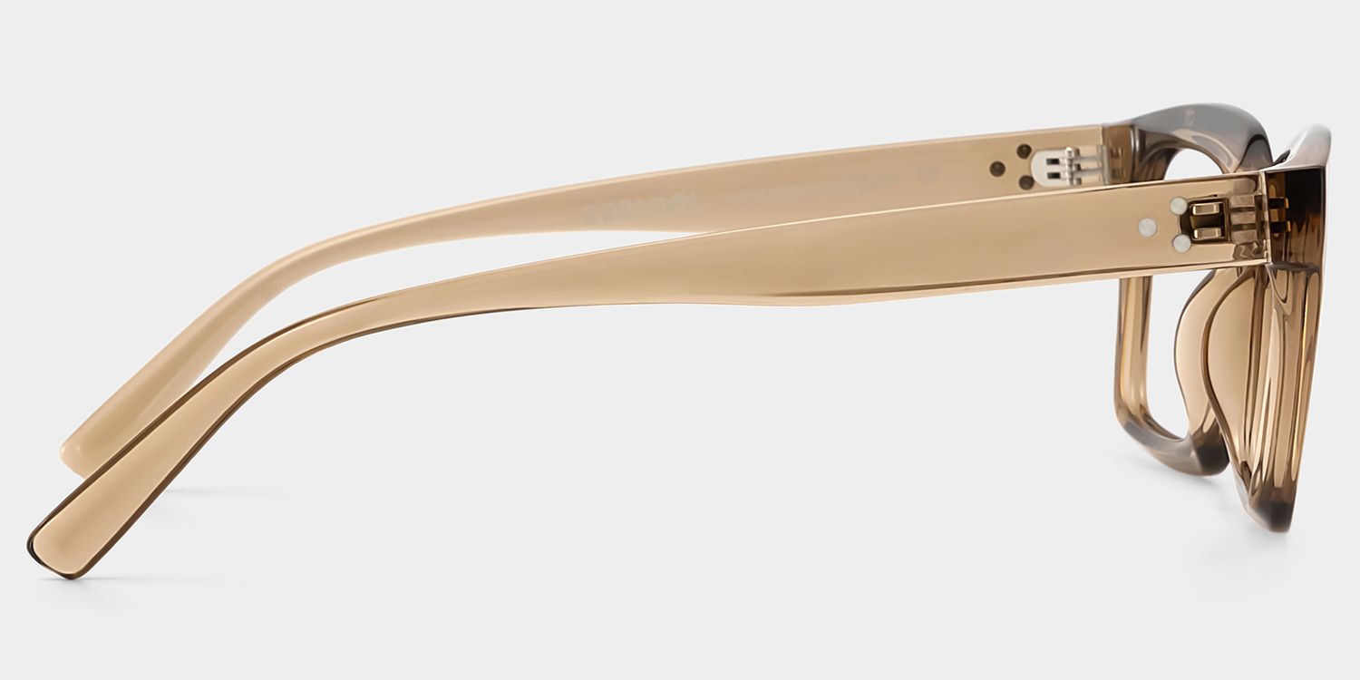 Grover Beige Rechteckig Brille3
