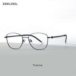 Tianna Schwarz Rechteckig Brille0