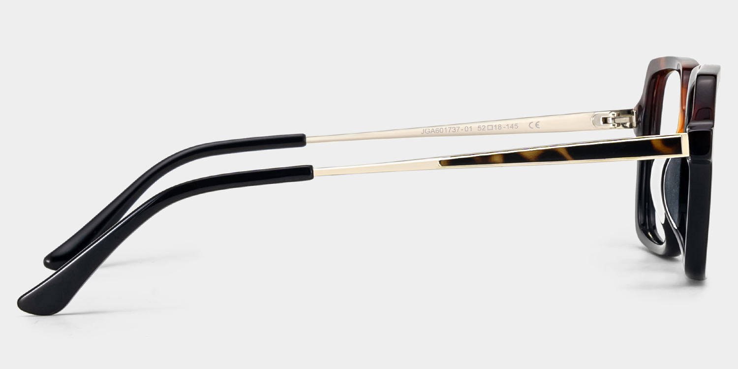 Beatrice Zweifarbig Rechteckig Brille4