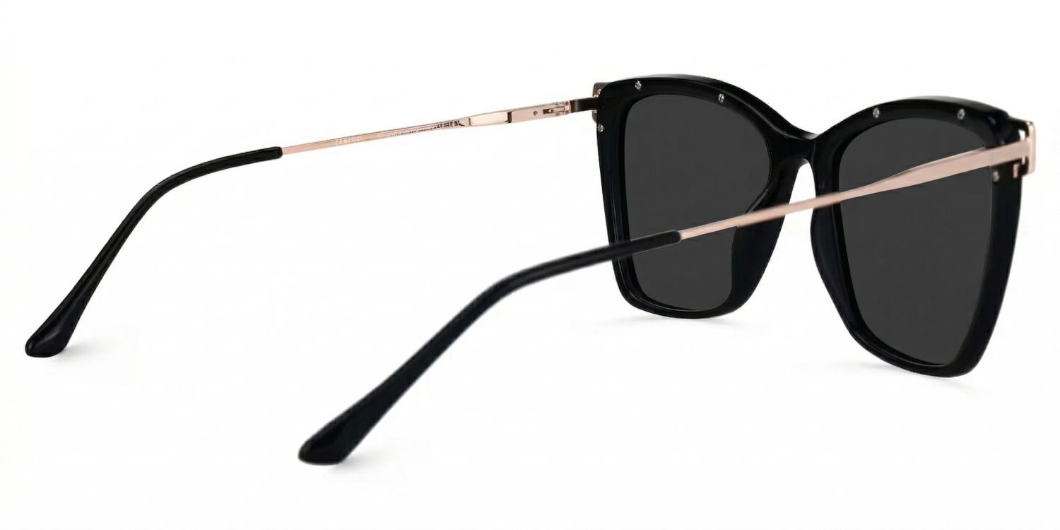 Matia Schwarz Quadratisch Brille3