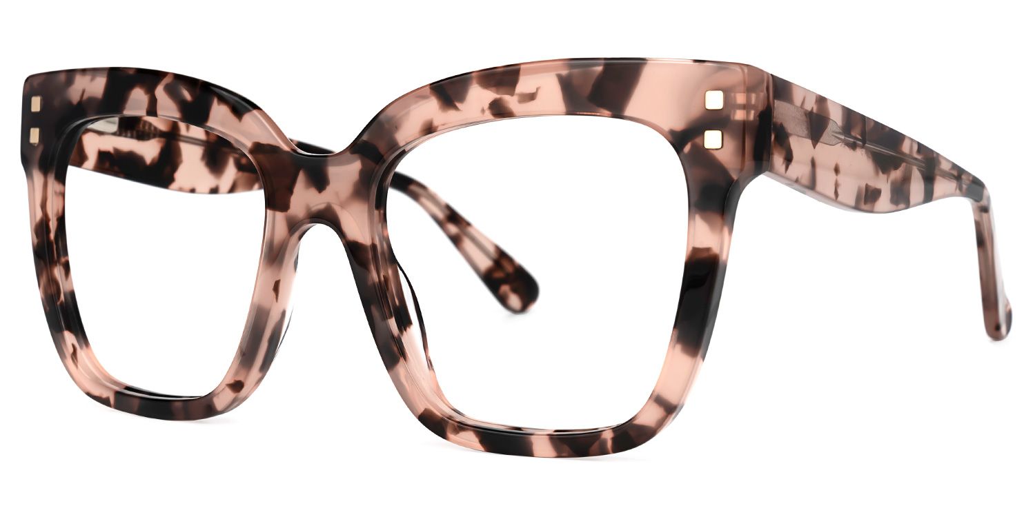 Minguela Rosa-Tortoise Quadratisch Brille2