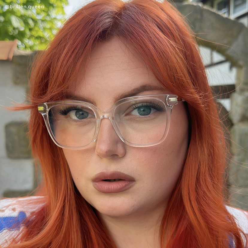 Jacqui Klar Quadratisch Brille