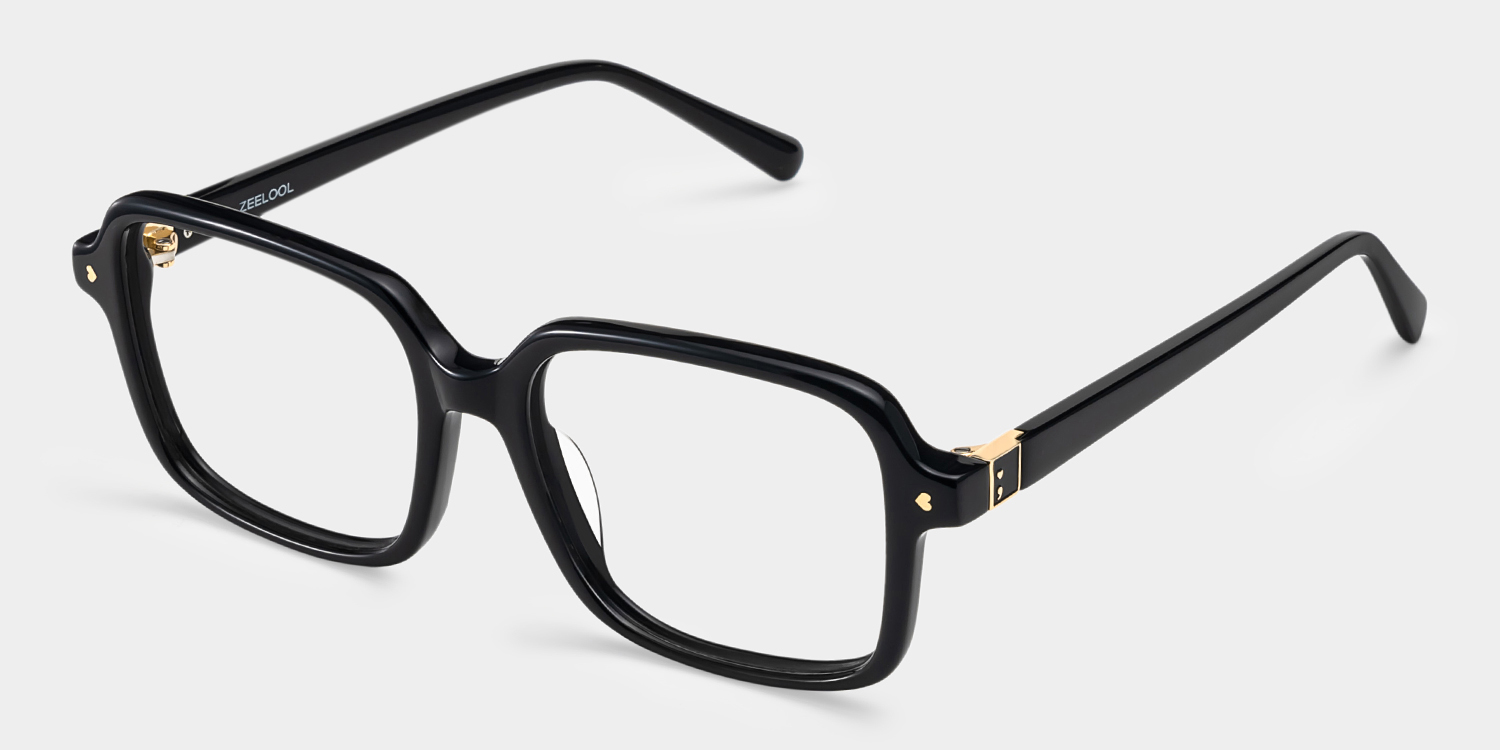 Talia Schwarz Quadratisch Brille3