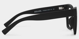 Malcolm Schwarz Quadratisch Brille3