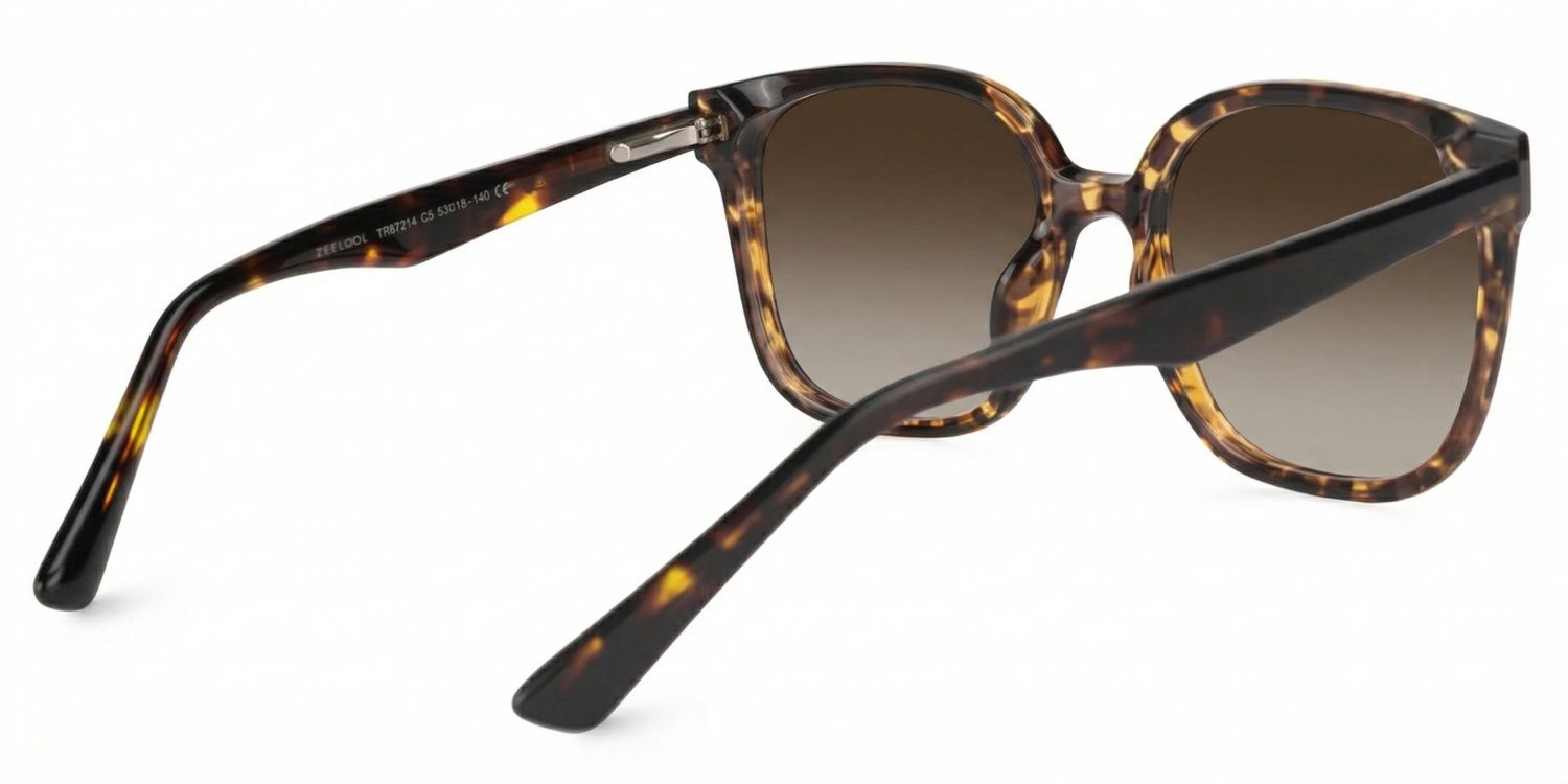 Siner Square Tortoise Sonnenbrillen für Damen und Herren | ZEELOOL3