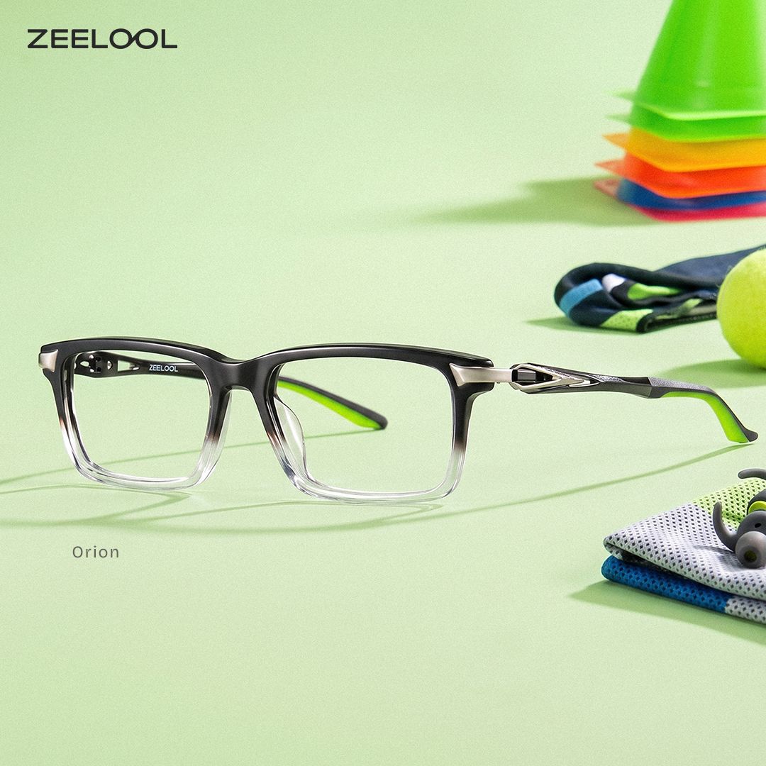 Orion Schwarze Dünnrandbrille für Herren | ZEELOOL2