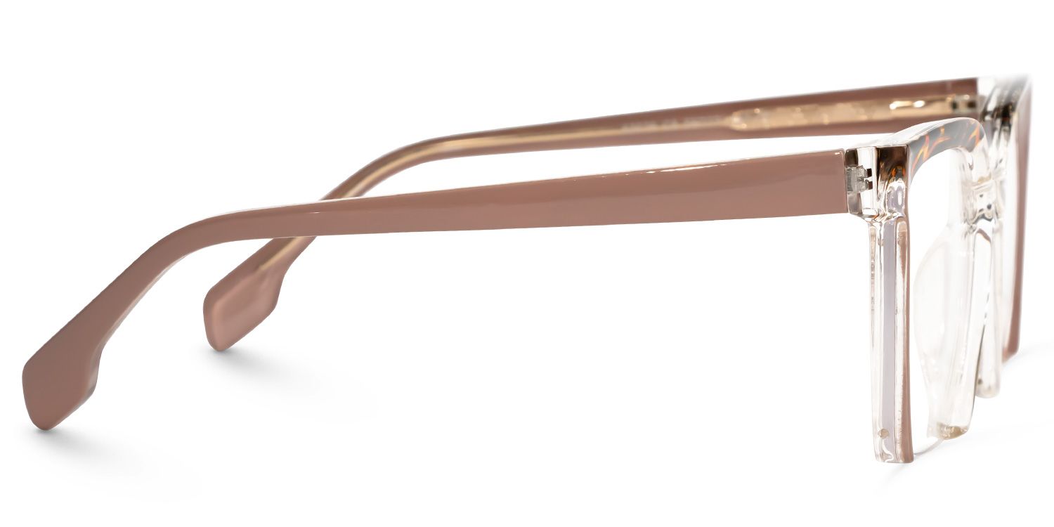 Misty Braun Quadratisch Brille2