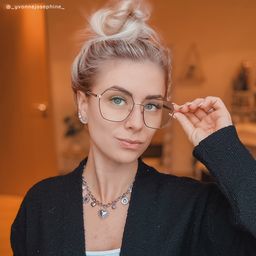 Dunbar Schwarz Geometrisch Brille5