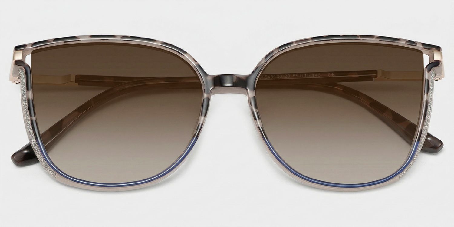 Walden Schwarz-Tortoise Cateye Brille1