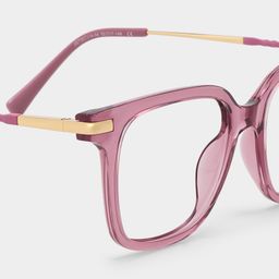 Jacqui Rosa Rechteckig Brille5