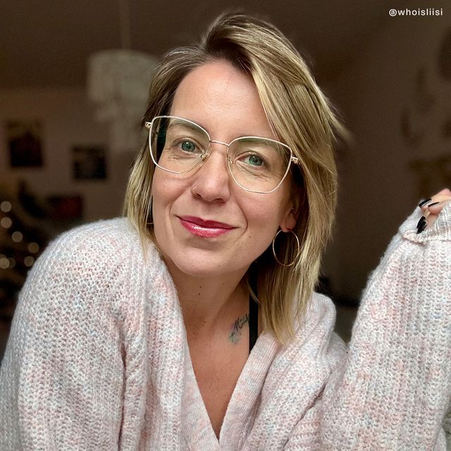 Skyler Gold Schmetterling Brille hover