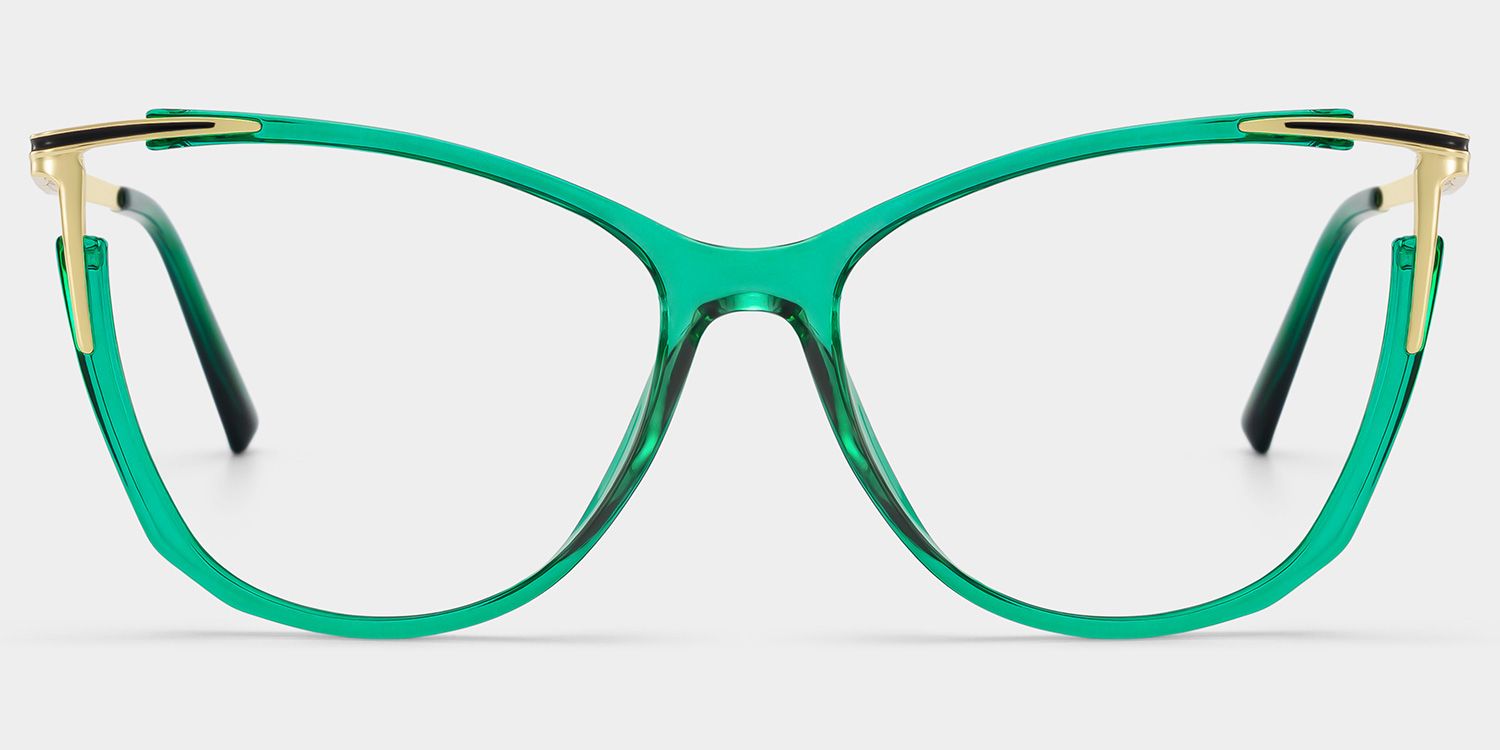Pace Grün Cateye Brille1