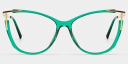 Pace Grün Cateye Brille1