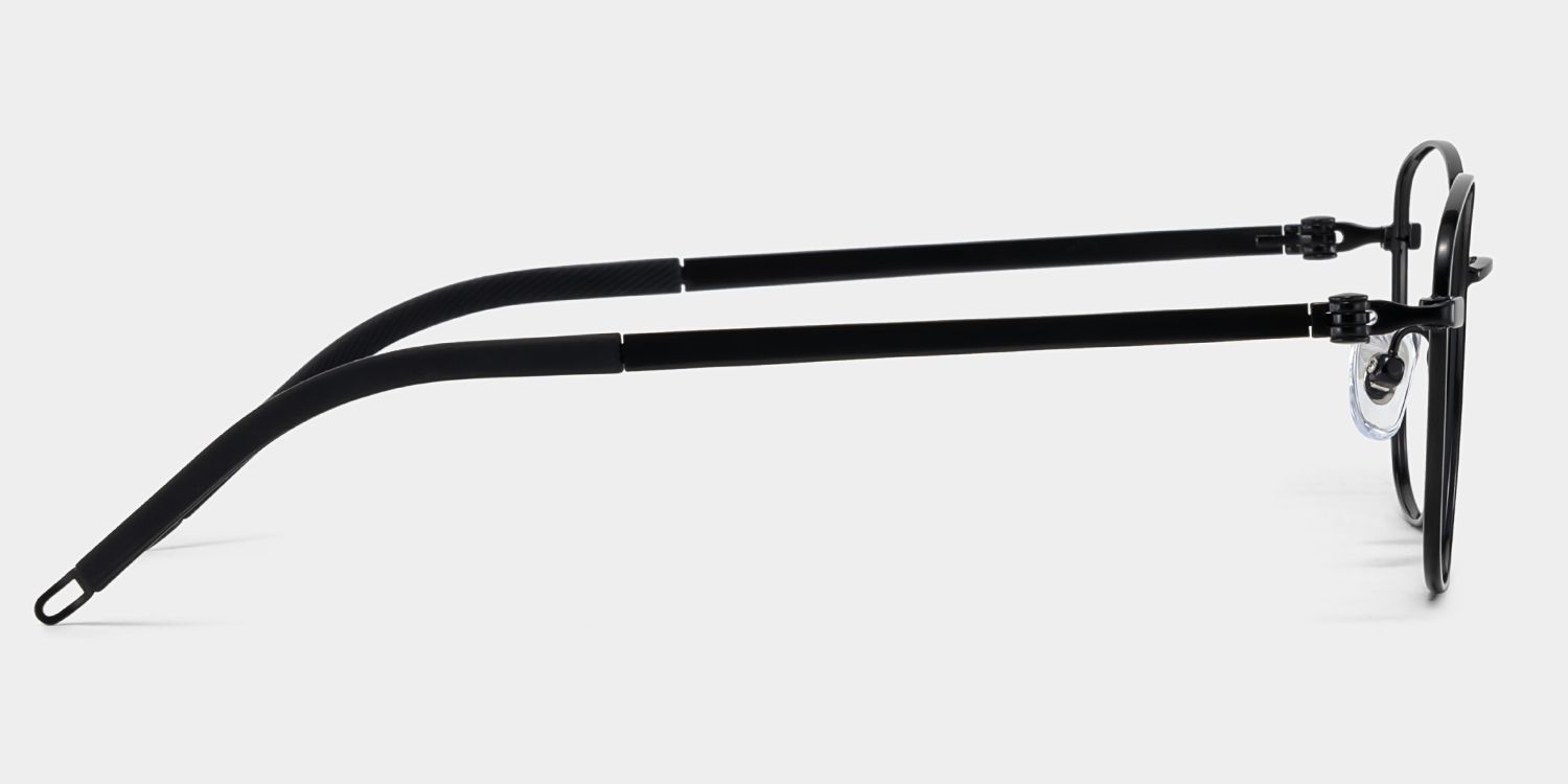 Tianna Schwarz Rechteckig Brille5