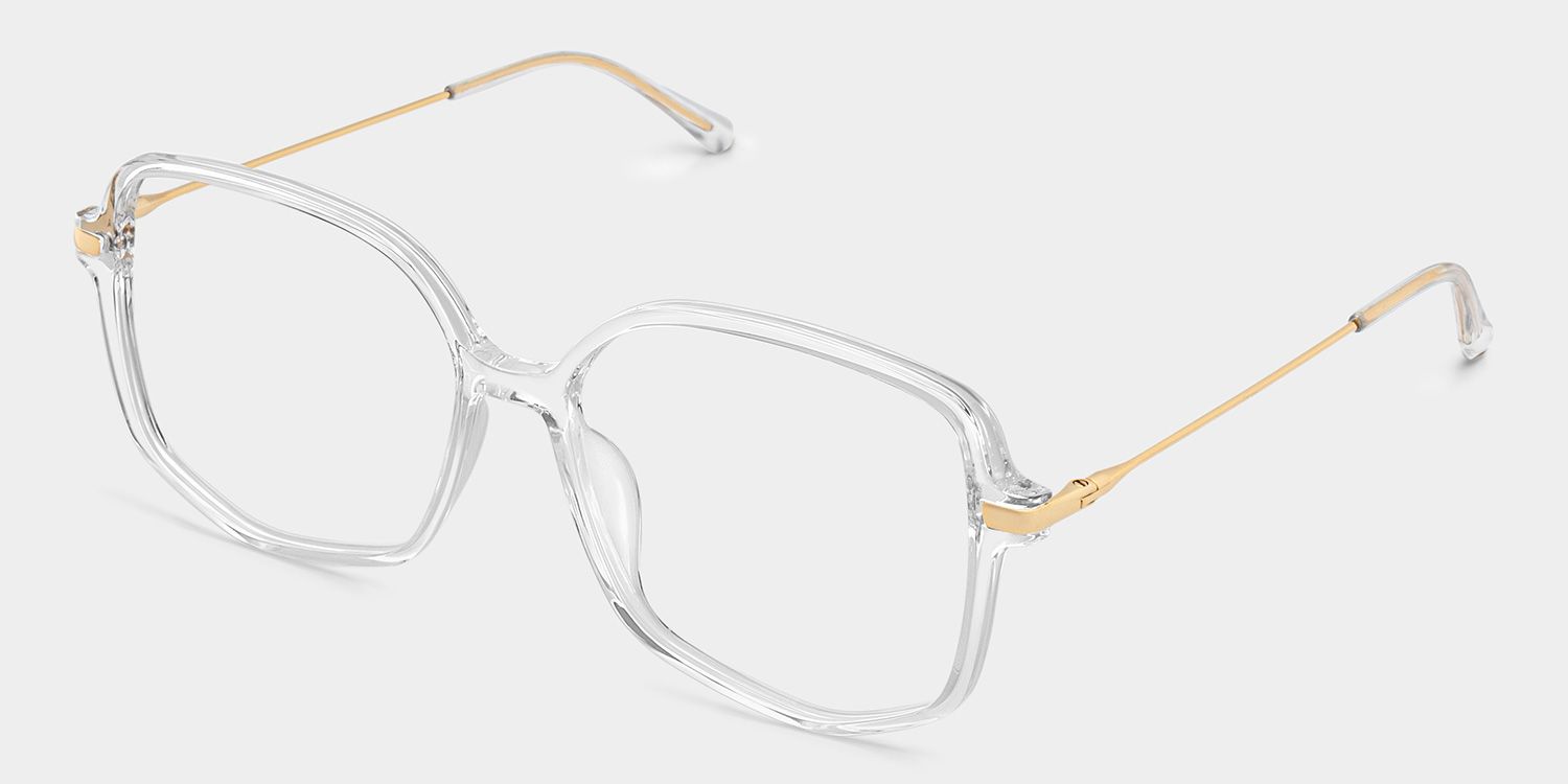 Payton Klar Geometrisch Brille2