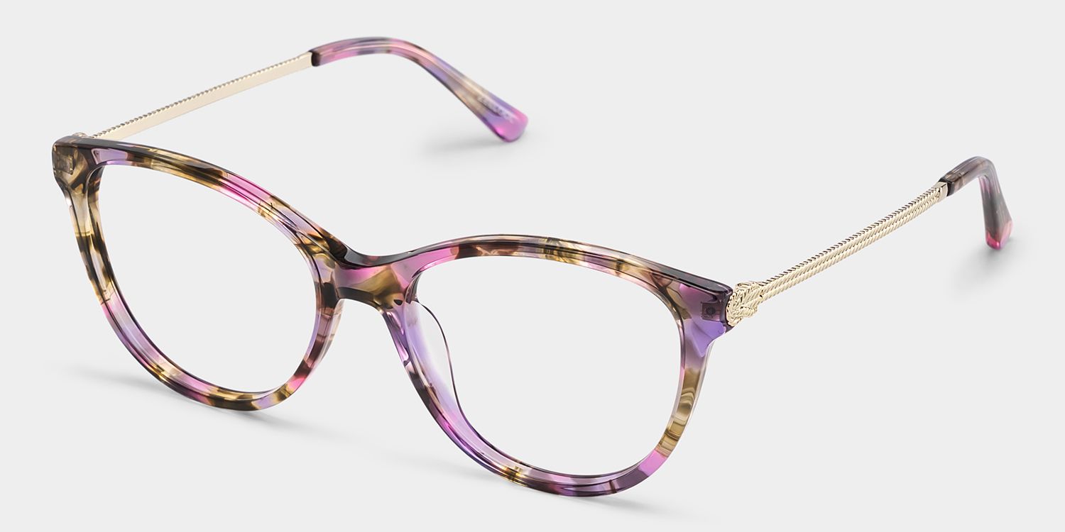 Eli Blumendruck Rund Brille3