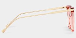 Hilary Rosa Klar Schmetterling-Form Brille3