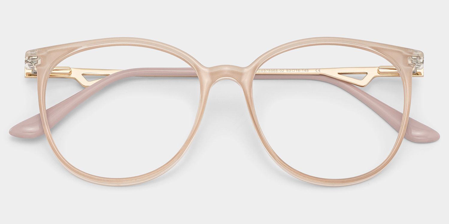 Babbage Hellbraun Rund Brille1
