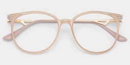 Babbage Hellbraun Rund Brille1