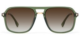Berkeley Grün Pilot Brille0