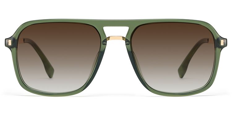 Berkeley Grün Pilot Brille