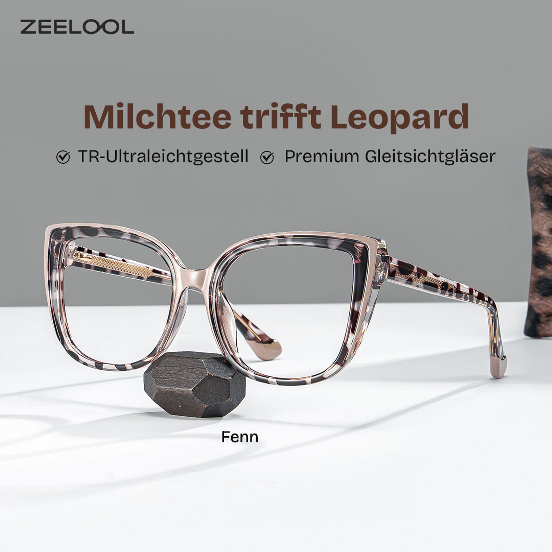 Fenn Tortoise Cateye Brille0
