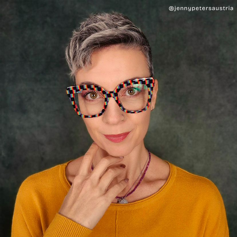 Malcolm Bunt Quadratisch Brille